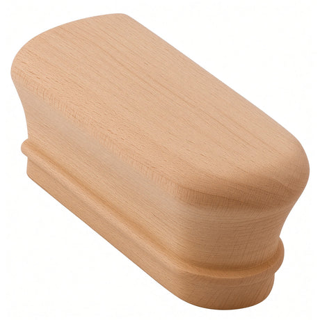 7009 Returned End for 2-1/4" x 2-3/8" 6010 Handrail, Beech
