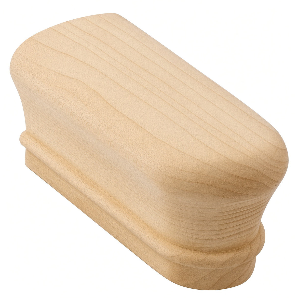 7009 Returned End for 2-1/4" x 2-3/8" 6010 Handrail, Birch
