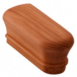 7009 Returned End for 2-1/4" x 2-3/8" 6010 Handrail, Brazilian Cherry