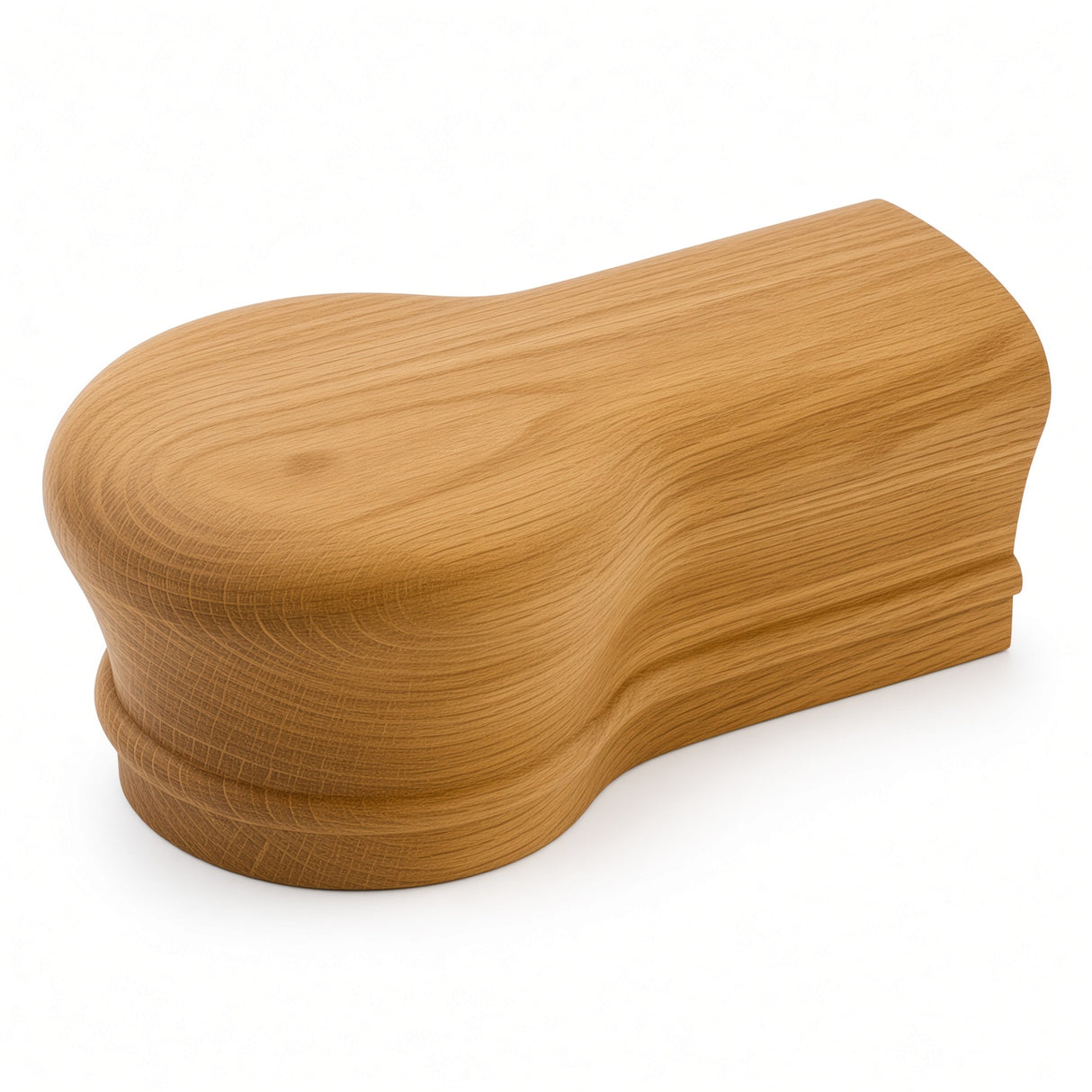 C-7019 One Opening Newel Cap for the 6010 Handrail, Red Oak