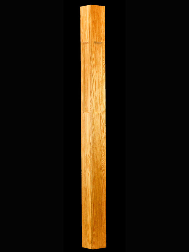 C-4378-FP 3-1/2" IBN Flat Panel Interchangeable Box Newel Post 
