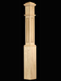 C-4091-RP Raised Panel Traditional Box Newel