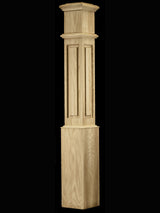 C-4095-RP Large Raised Panel Traditional Box Newel