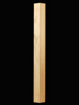 C-4378 IBN Plain Interchangeable Box Newel Post, Red Oak