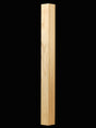 C-4378 IBN Plain Interchangeable Box Newel Post, Red Oak