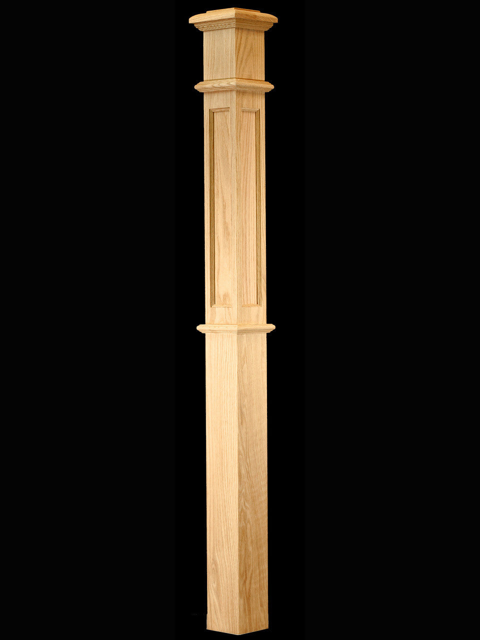 C-4691-FP Flat Panel Landing Box Newel Post