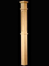 C-4691-FP Flat Panel Landing Box Newel Post