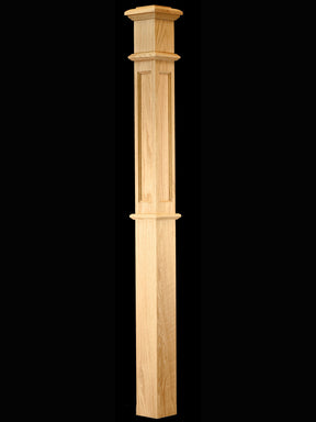 C-4691-FP Flat Panel Landing Box Newel Post