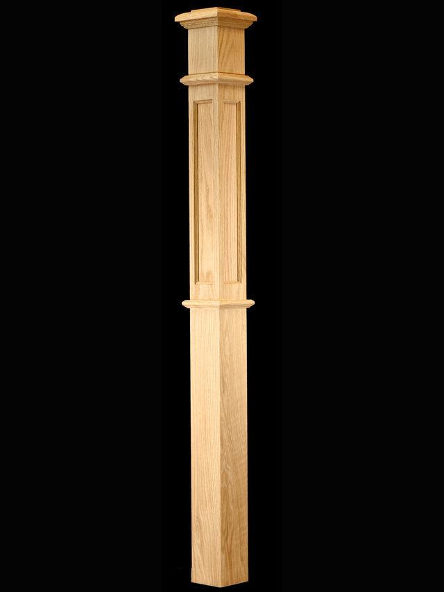 C-4691-FP Flat Panel Landing Box Newel Post