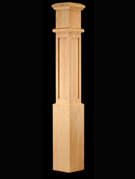 C-4890 Mission Style Large Box Newel
