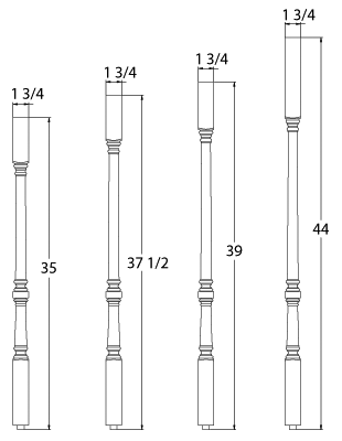 9005 Series Williamsburg Balustrade Set