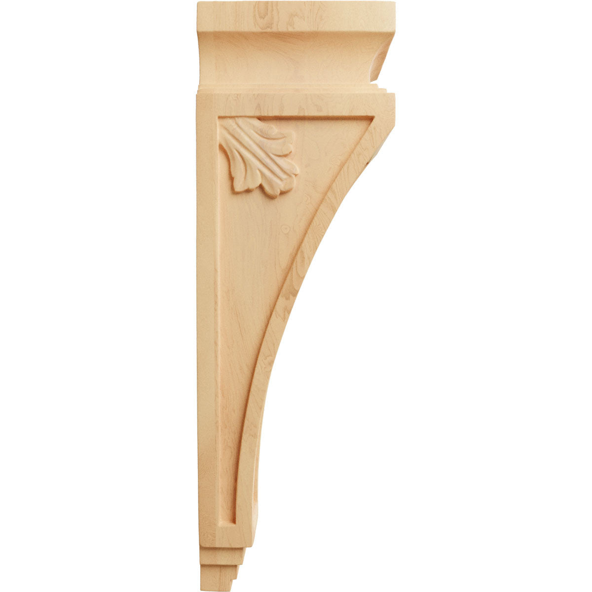 Arts and Crafts Corbel, 3-7/8" X 4-1/2" X 14" (COR03X04X14AR) Side View