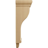 Arts and Crafts Corbel, 4" X 4" X 12" (COR04X04X12AR) Side View