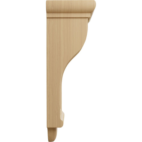 Arts and Crafts Corbel, 4" X 4" X 12" (COR04X04X12AR) Side View