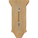 Arts and Crafts Corbel, 7 1/2" X 7 1/2" X 14" (COR07X07X14AR) Back View