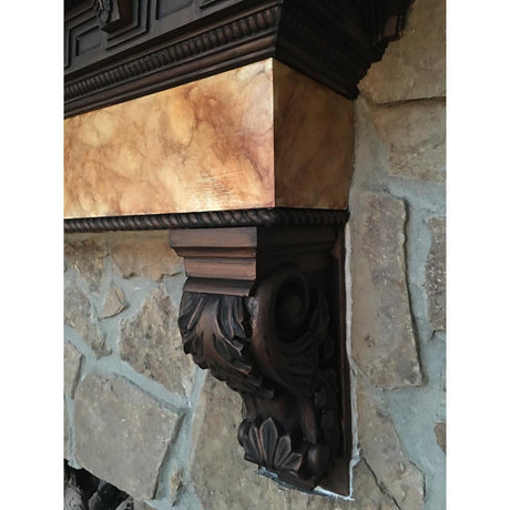 Acanthus Large Jumbo Pilaster Corbel, 8" X 9" X 30" (CORW08X09X30AC) (3)