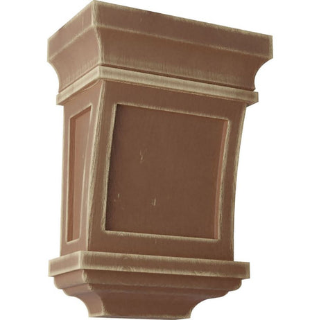 Santa Fe Wood Vintage Décor Corbel, Weathered Brown