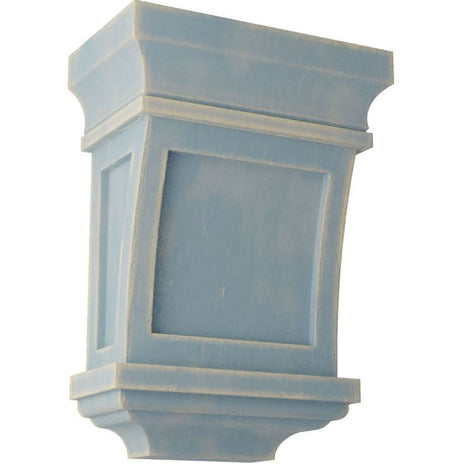 Santa Fe Wood Vintage Décor Corbel, Driftwood Blue