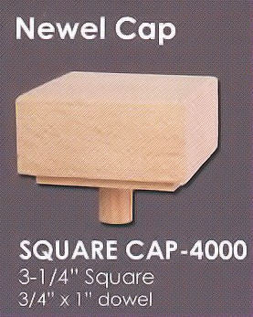 Square Cap - 4000, Red Oak