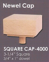 Square Cap - 4000, Red Oak