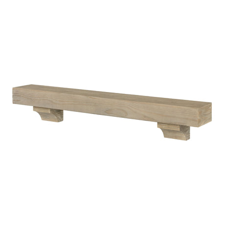 355 Cherokee Fireplace Mantel Shelf, Angled View