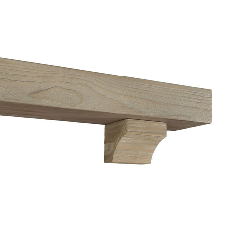 355 Cherokee Fireplace Mantel Shelf, Close Up