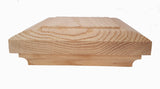 D500 5-Inch Red Oak Beveled Edge Newel Post Cap (2)