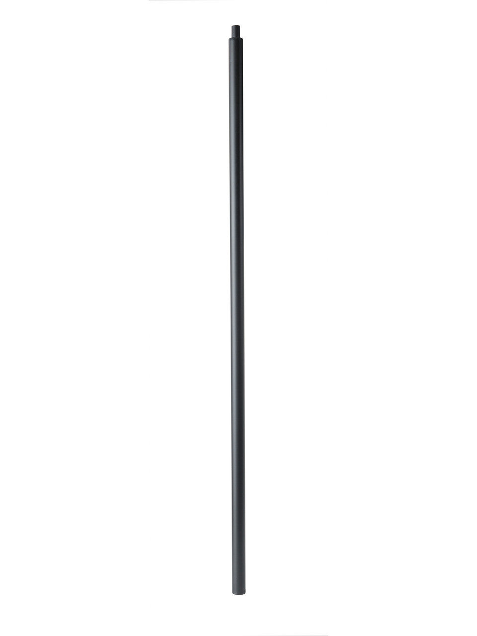 9501-TB-SB Round Newel Post, Satin Black