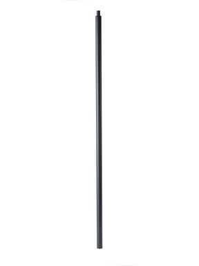 9501-TB-SB Round Newel Post, Satin Black