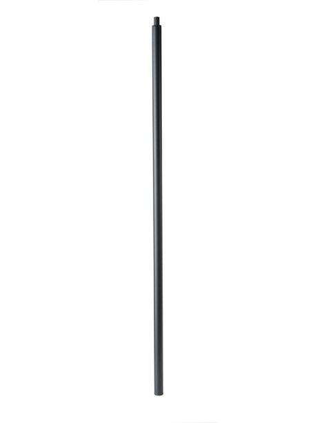 9501-TB-SB Round Newel Post, Satin Black