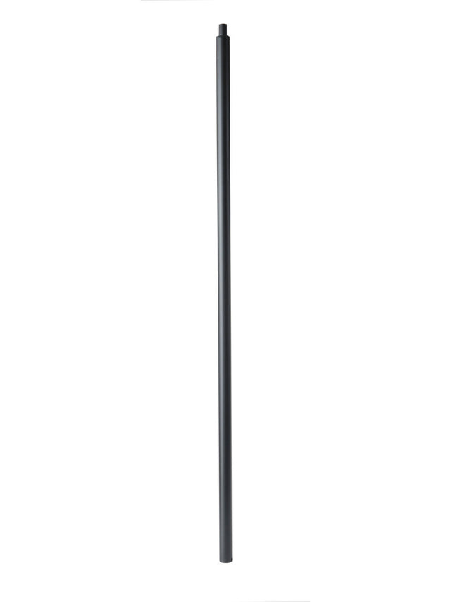 9501-TB-SB Round Newel Post, Satin Black