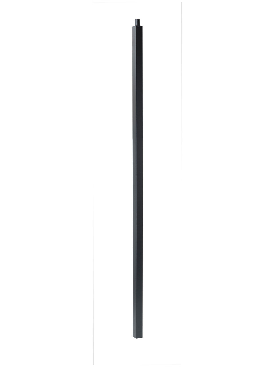 9500HN-SB Square Newel Post, Satin Black