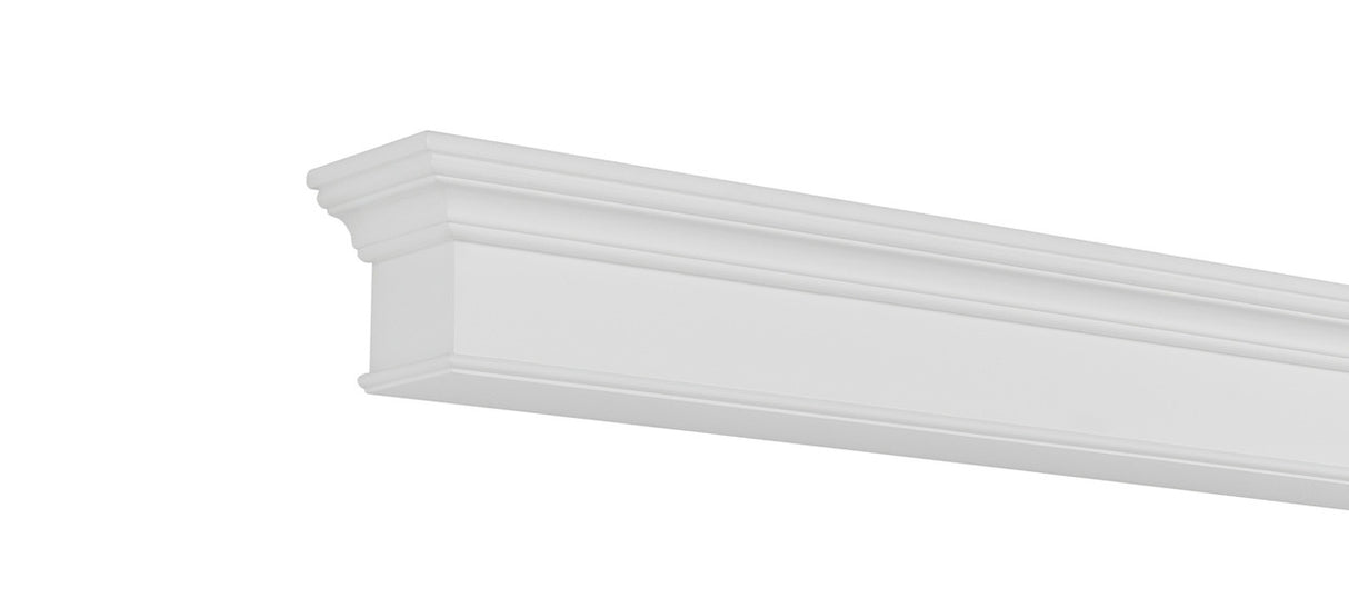 The Henry MDF Mantel Shelf, Painted White