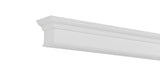 The Henry MDF Mantel Shelf, Painted White