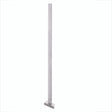 E0032/37 Stainless Steel Angled Newel Post 1 9/16" SQ. X 39 3/8" W/Flange Cover