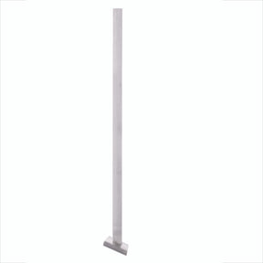 E0032/37 Stainless Steel Angled Newel Post 1 9/16" SQ. X 39 3/8" W/Flange Cover