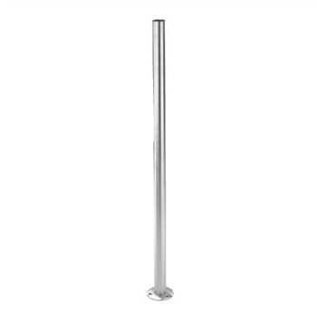 E0047 Stainless Steel 2" Newel Post, Floor Mount