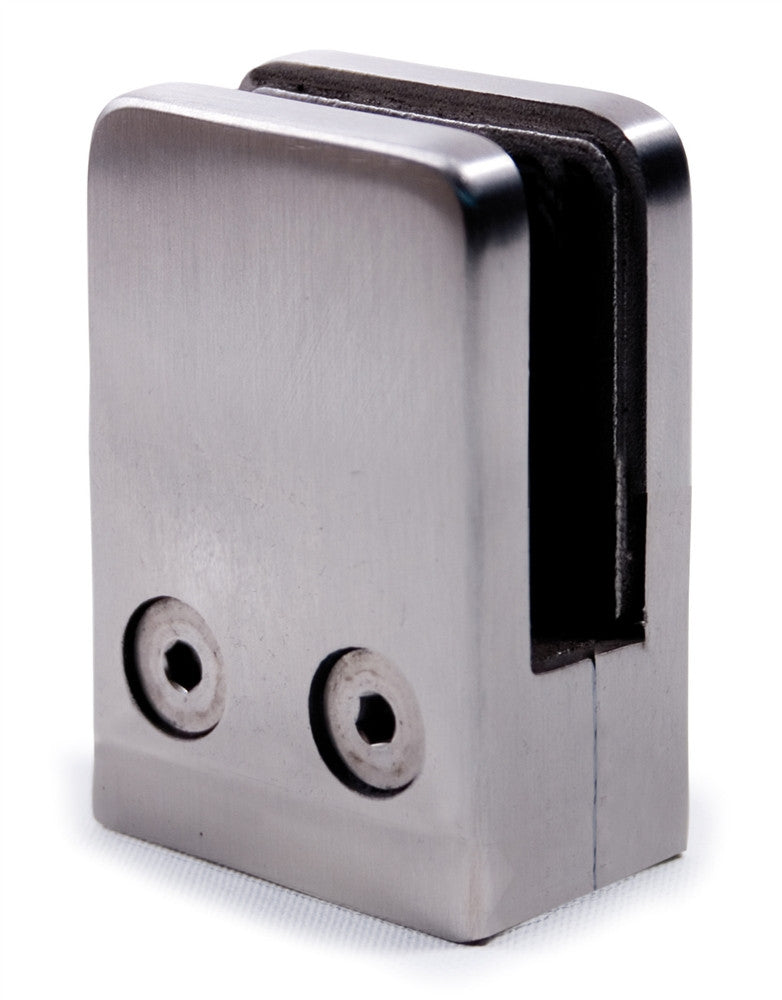 316 Stainless Steel Glass Clamp 1 11/16" x 2 23/32" for Flat Tube (E0085)