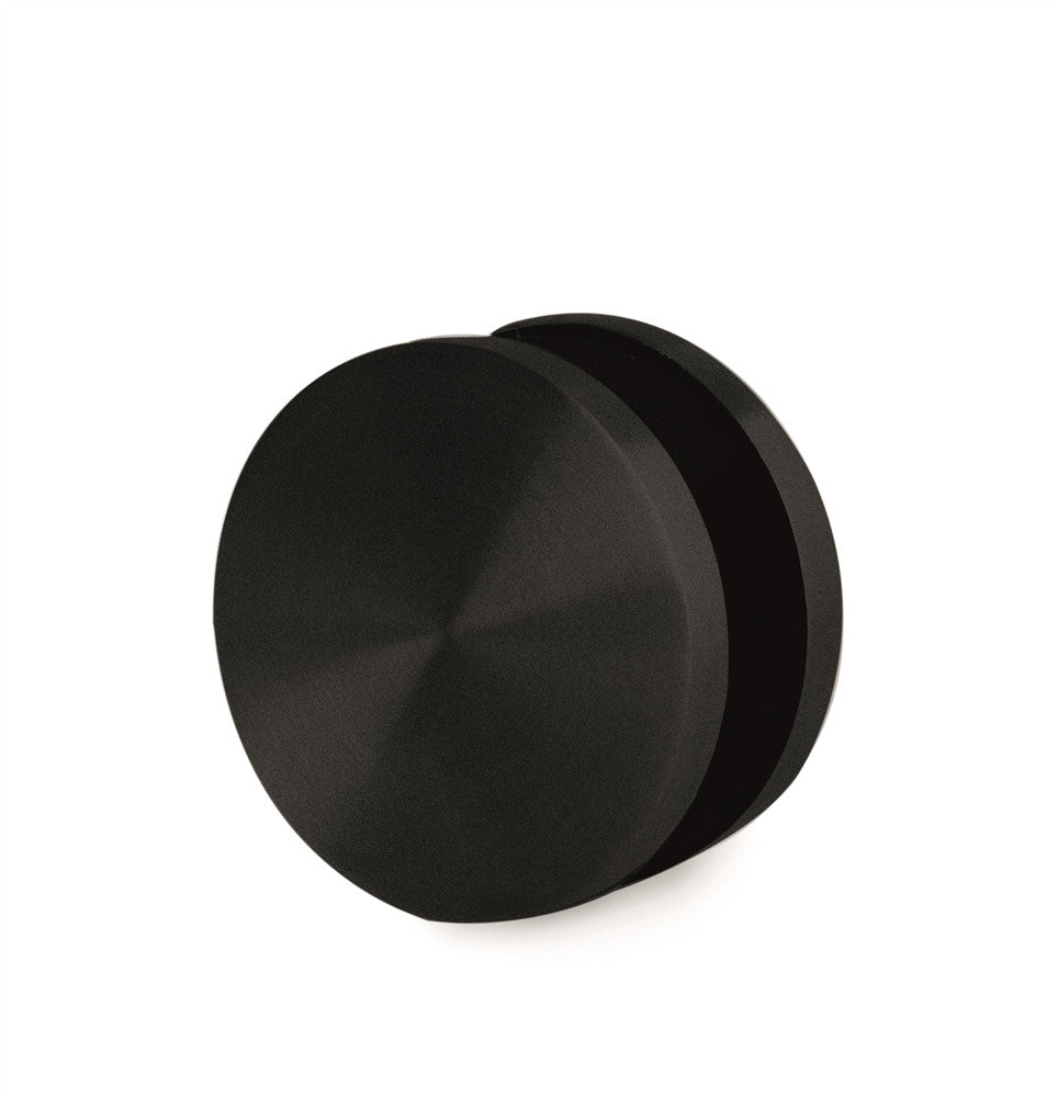 E00994/MB Nero Round Glass Aligner For 1/2" - 7/8" Glass Thickness