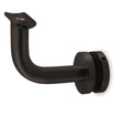 E022/S1/MB Nero Round Wall Handrail Suppor with Glass Clamp