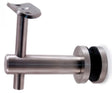 E022S2316 Handrail Support, Glass Clip & Mounting Plate for Glass