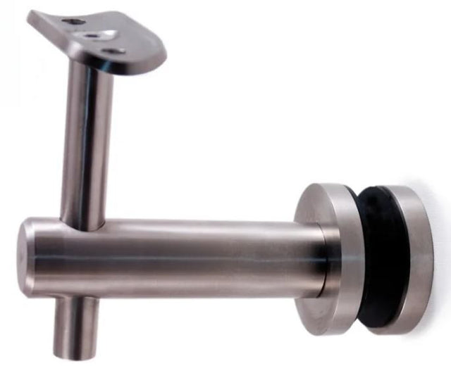 E022S2316 Handrail Support, Glass Clip & Mounting Plate for Glass