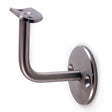 E0223 Stainless Steel Handrail Support, with Rigid Mounting Plate