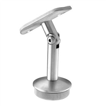 E030/S Stainless Steel Handrail Support, Pivotable