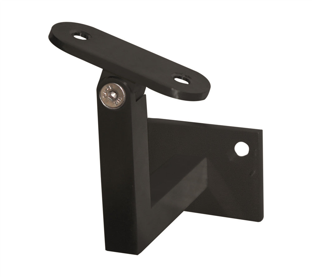 E036300/MB Nero Black Wall Mounted Handrail Support, Round Handrail