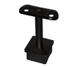 Nero Black Round Handrail Support 1 9/16" x 1 9/16" x 5/64" Square Tube