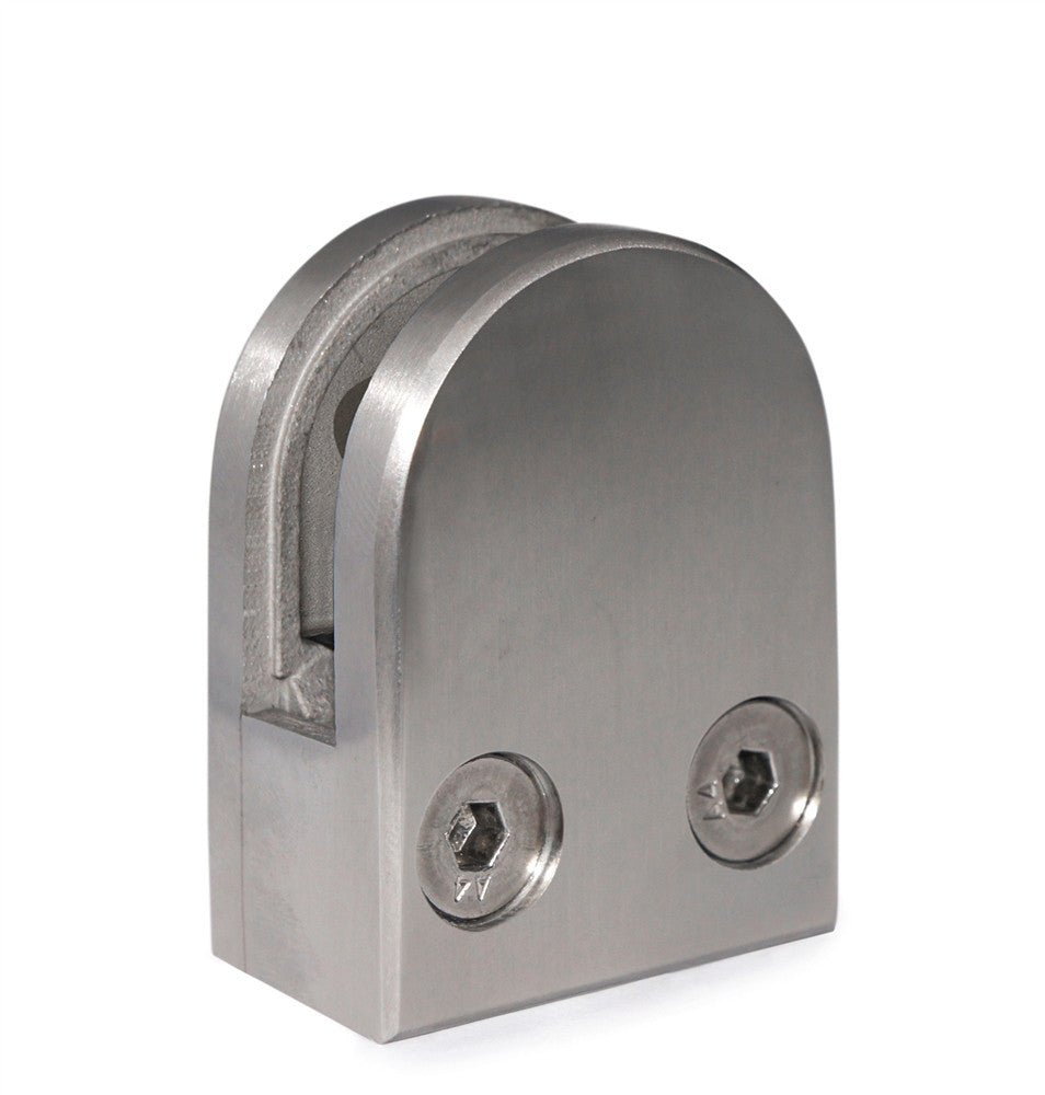 E11000000 Stainless Steel Glass Clamps 1 9/16" x 1 15/16" for Flat Tube
