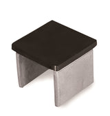 E1100150/MB Nero Black Square End Cap for 1-9/16" Tube