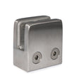 E11100000 Stainless Steel Glass Clamp 1 3/4" x 1 3/4" x 1 3/32" for Flat Tube