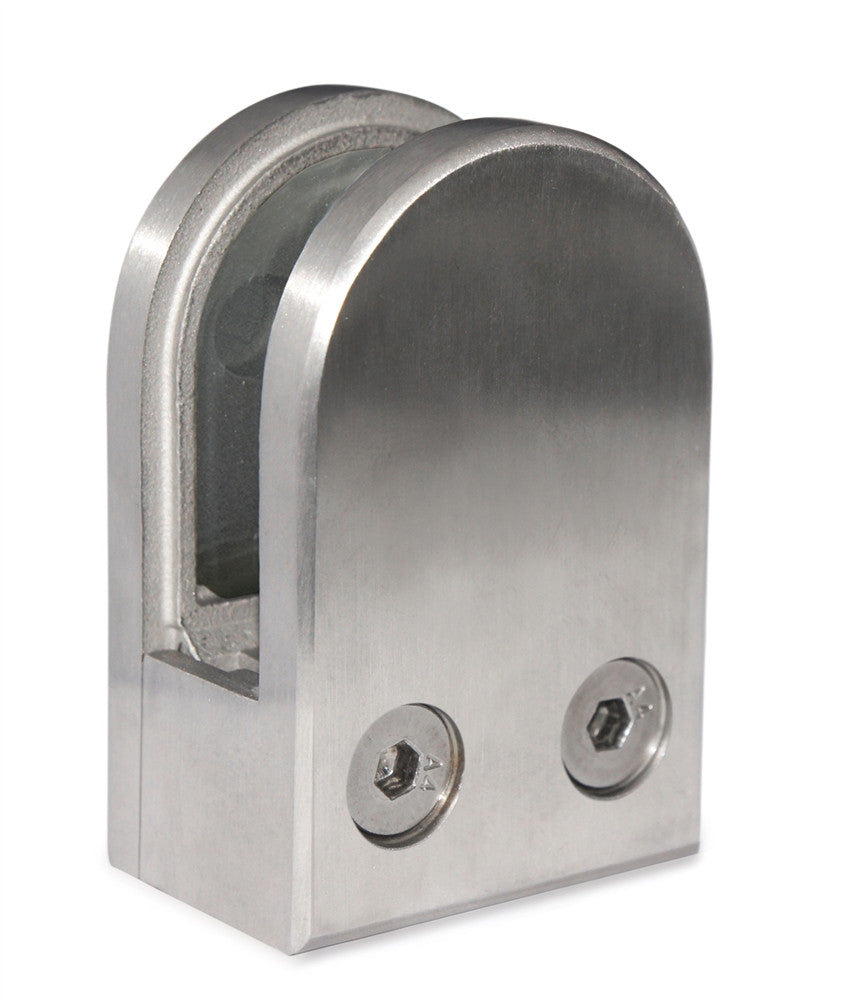 E11400000 Stainless Steel Glass Clamp 1 3/4" x 2 31/64" for Flat Tube